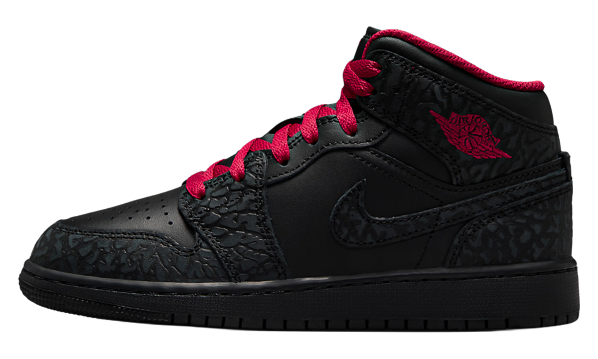 Jordan 1 Mid SE GS "Black Tough Red" IX3528 010