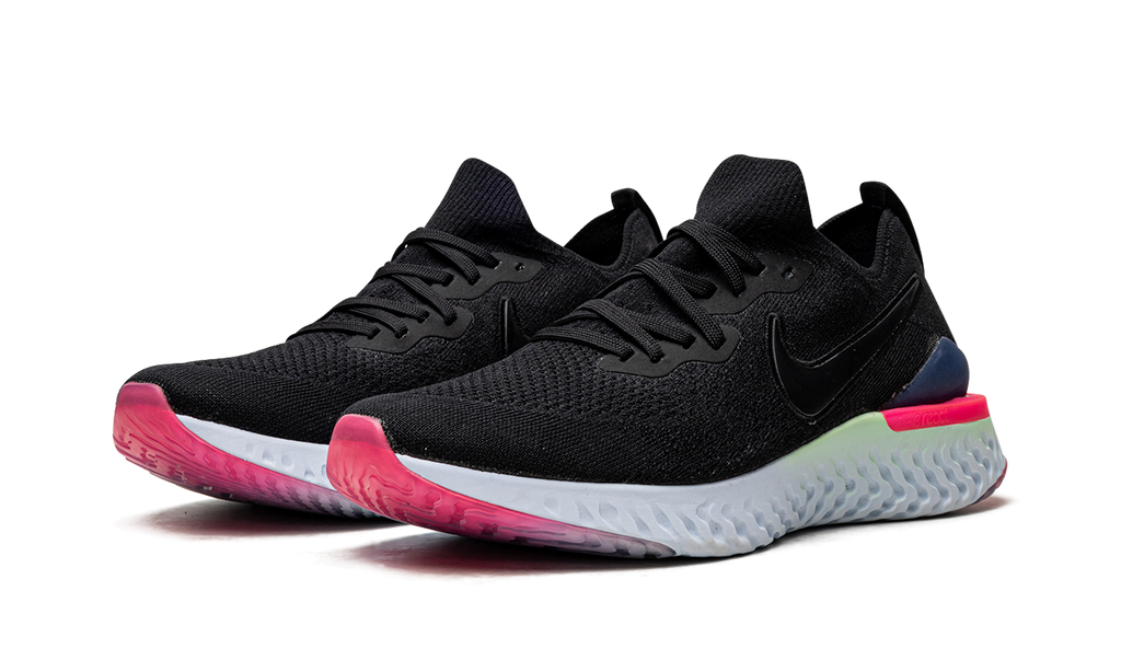 EPIC REACT FLYKNIT 2 MNS WMNS "Black Sapphire Hyper Pink" BQ8927 003