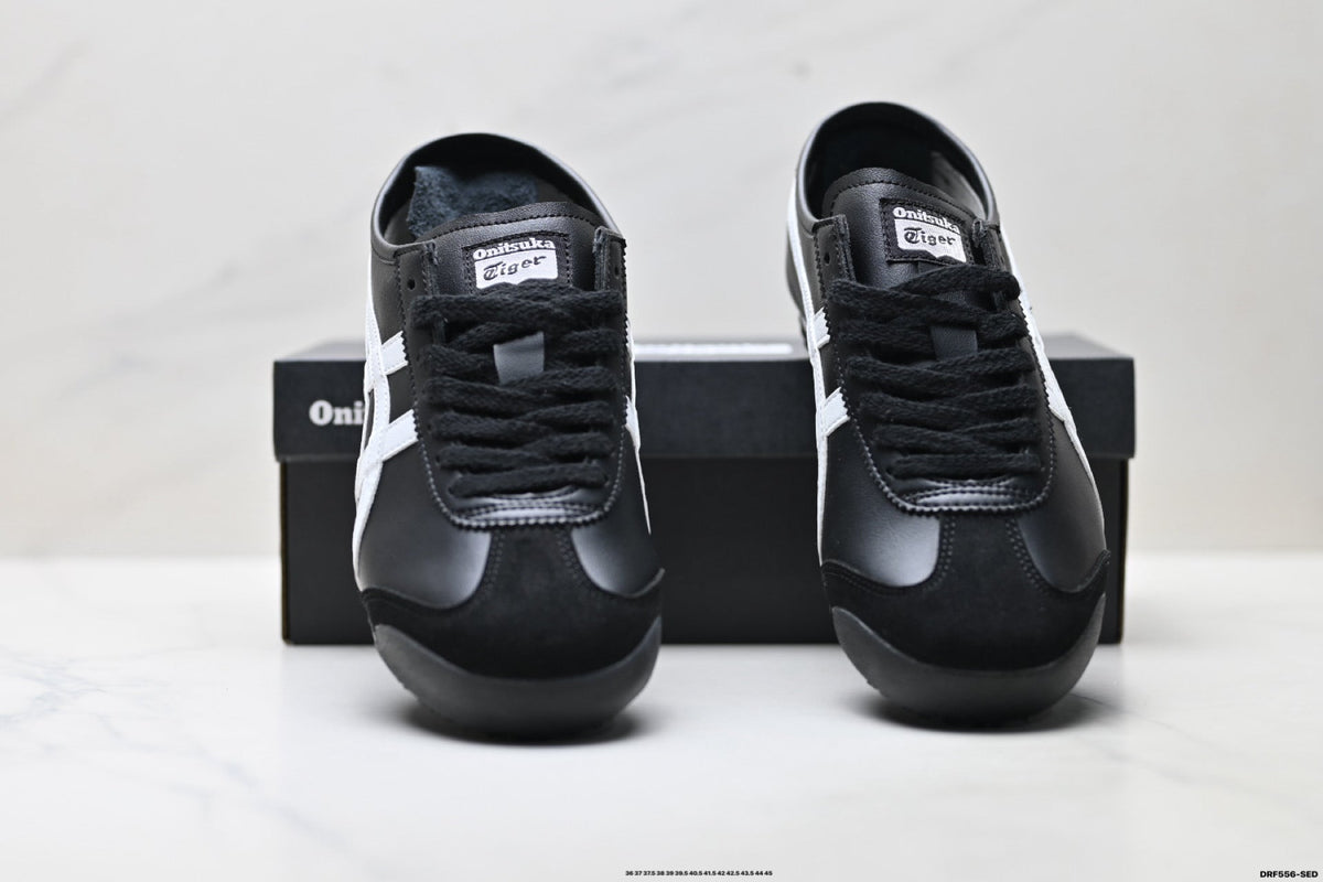 Onitsuka Tiger Retro Low Top Black White Unisex Shoes Style 22