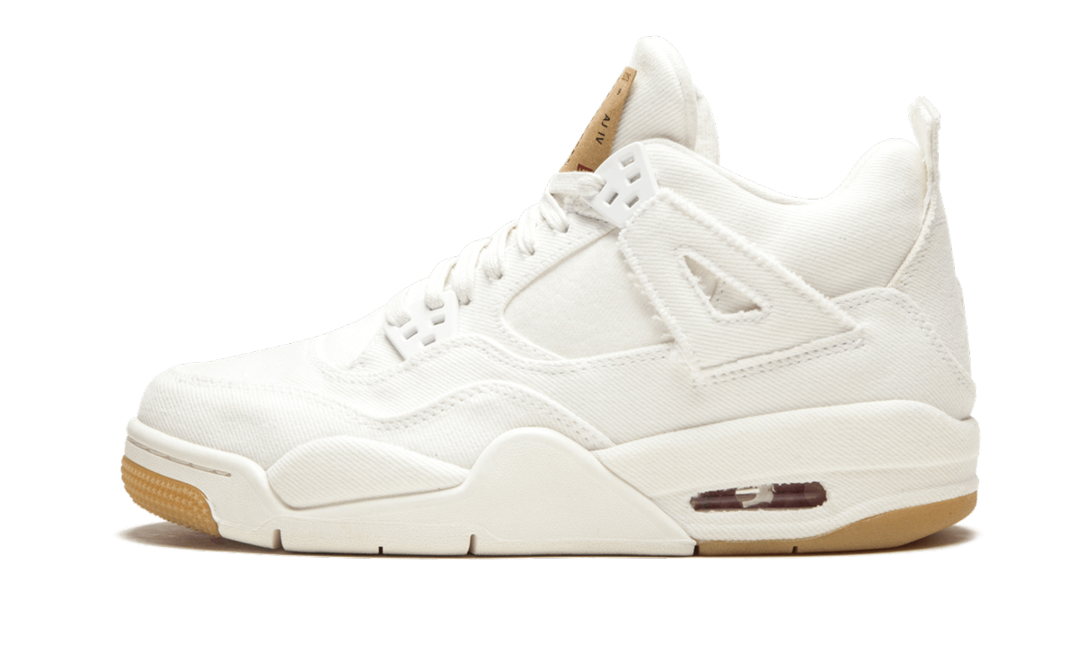 Jordan 4 Retro GS "Levi's White Tag" AQ9103 100