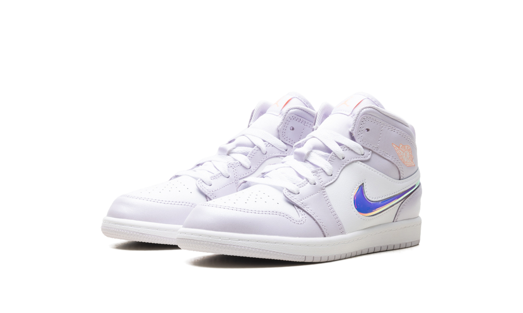 Jordan 1 Mid SE PS "Barely Grape Iridescent Swoosh" IM4420 500