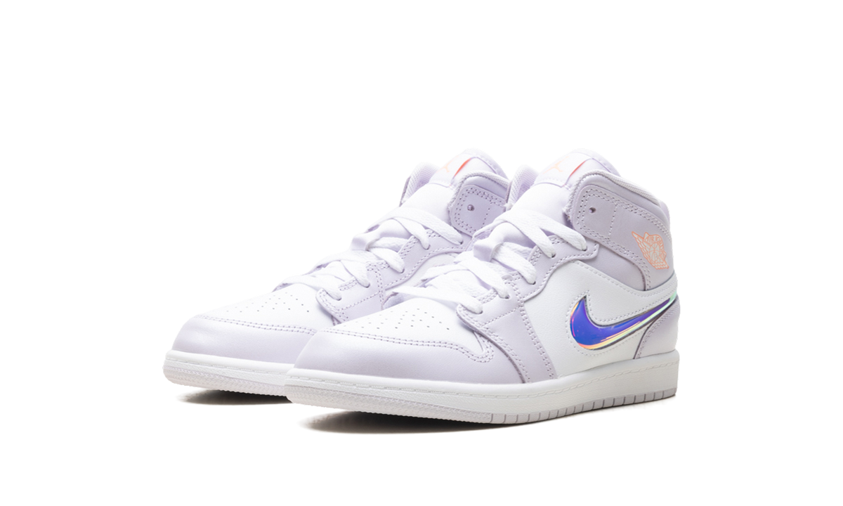 Jordan 1 Mid SE PS "Barely Grape Iridescent Swoosh" IM4420 500