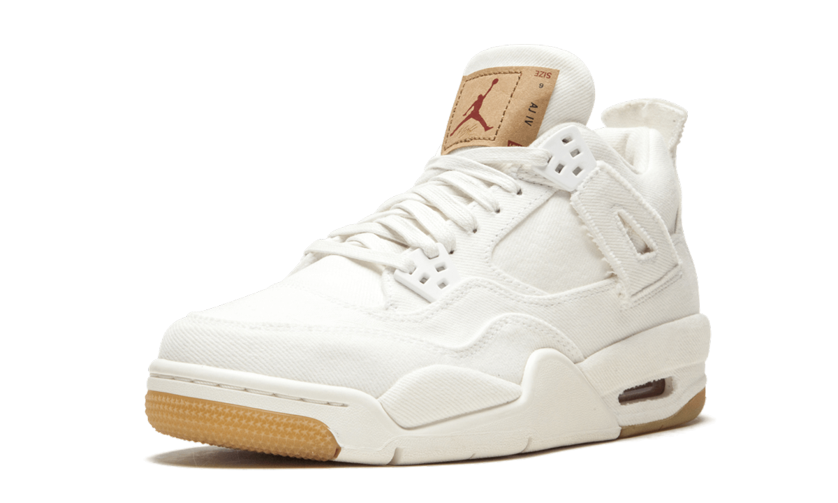 Jordan 4 Retro GS "Levi's White Tag" AQ9103 100