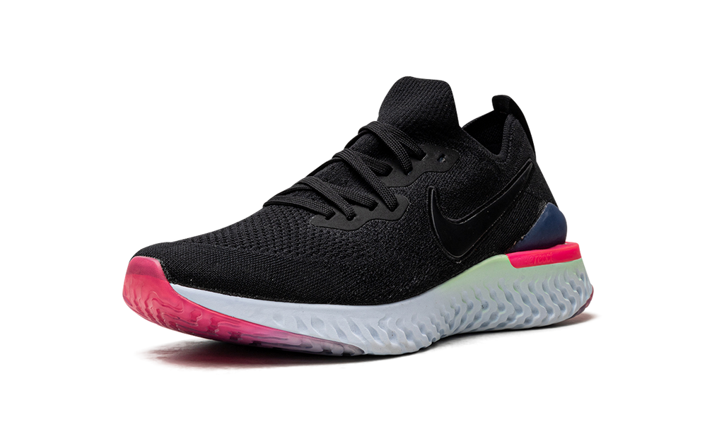 EPIC REACT FLYKNIT 2 MNS WMNS "Black Sapphire Hyper Pink" BQ8927 003